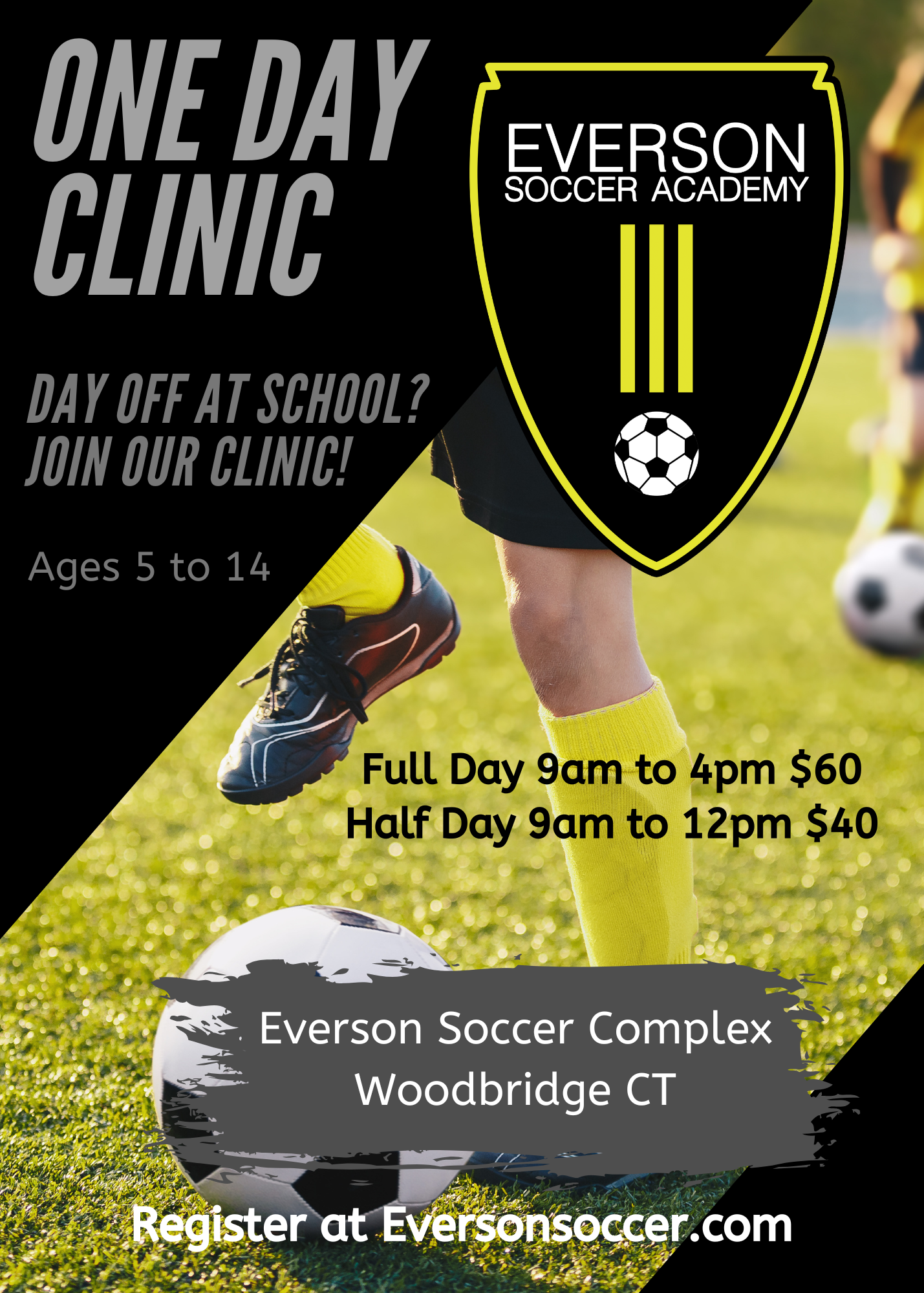 ONE DAY CLINIC FLYER